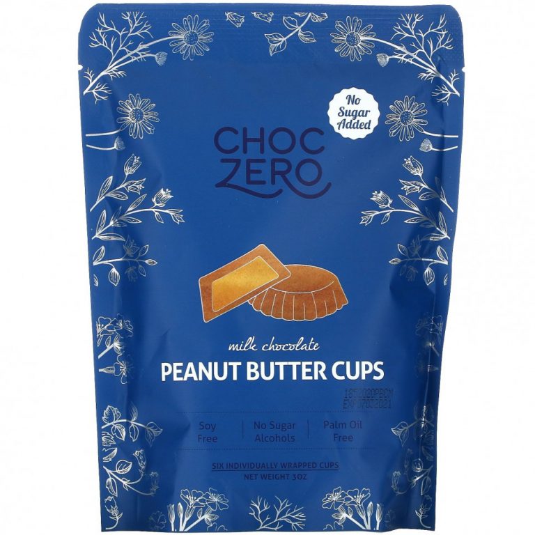 ChocZero, конфеты с молочным шоколадом и арахисовой пастой, 85 г (3 унции)