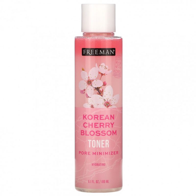 Freeman Beauty, Korean Cherry Blossom, тоник, сужающий поры, увлажняющий, 180 мл (6,1 жидк. Унции)