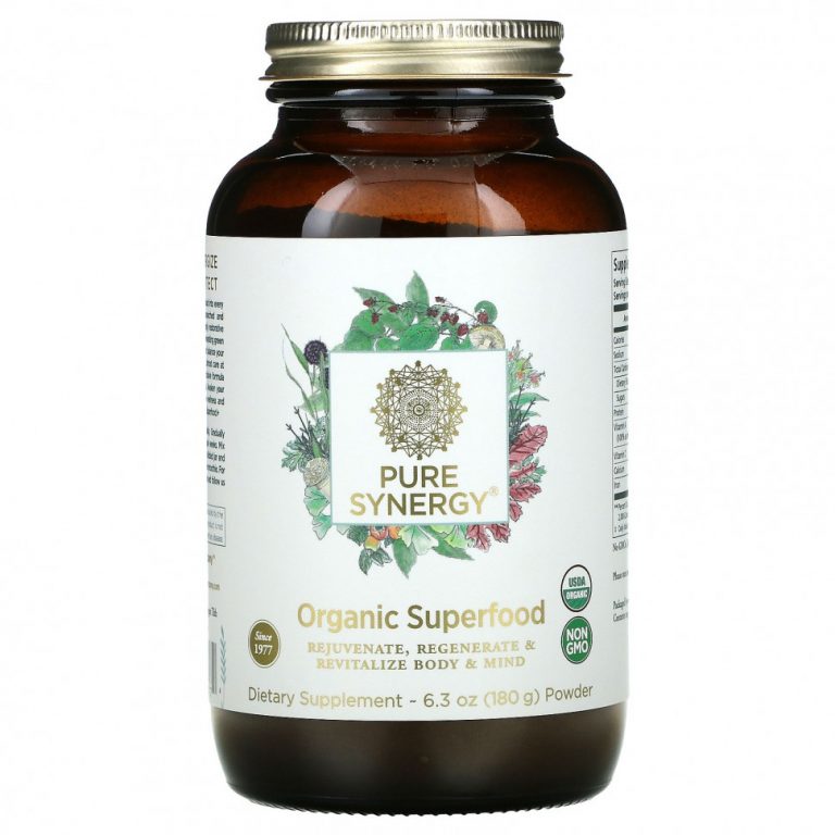 Pure Synergy, Органический порошок из суперфудов, 180 г (6,3 унции)