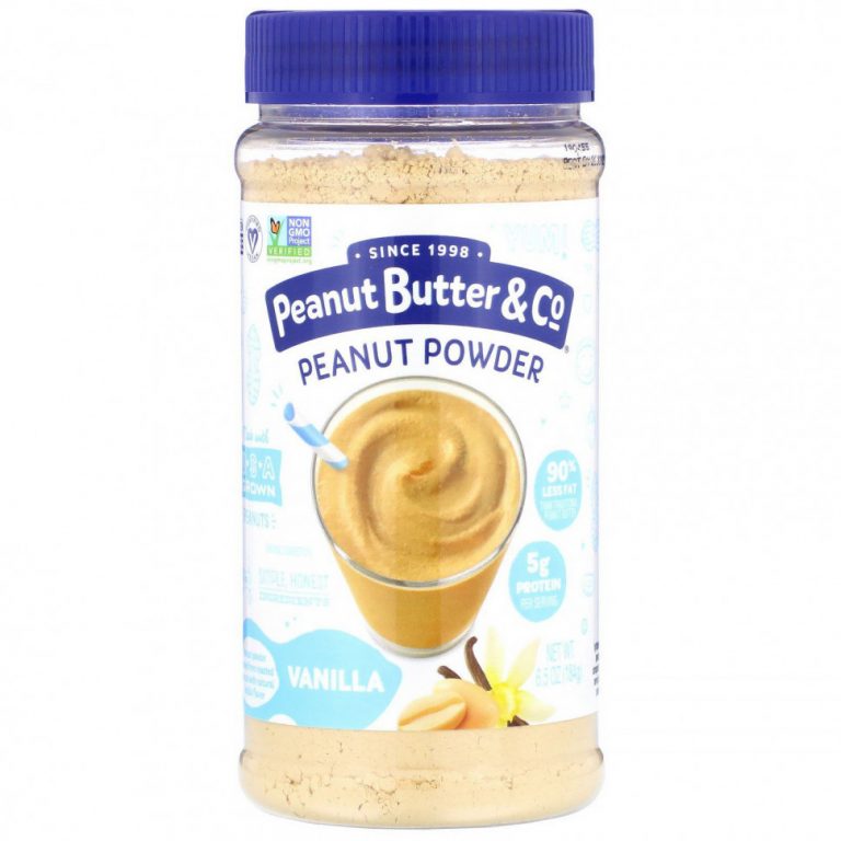 Peanut Butter & Co., Арахисовый порошок, ваниль, 184 г (6,5 унции)