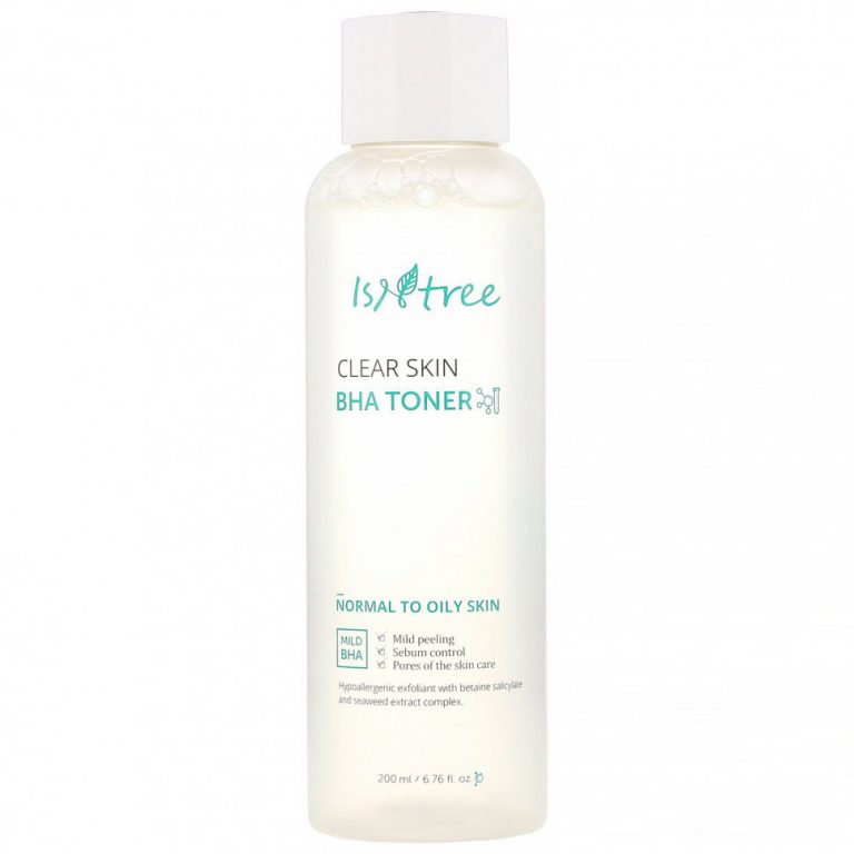 Isntree, Тонер Clear Skin BHA Toner, 200 мл (6,76 жидк. унции)