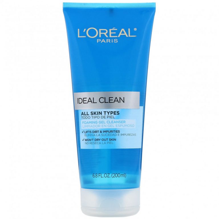 L’Oreal, Ideal Clean, пенящийся очищающий гель, 200 мл (6,8 жидк. унции)