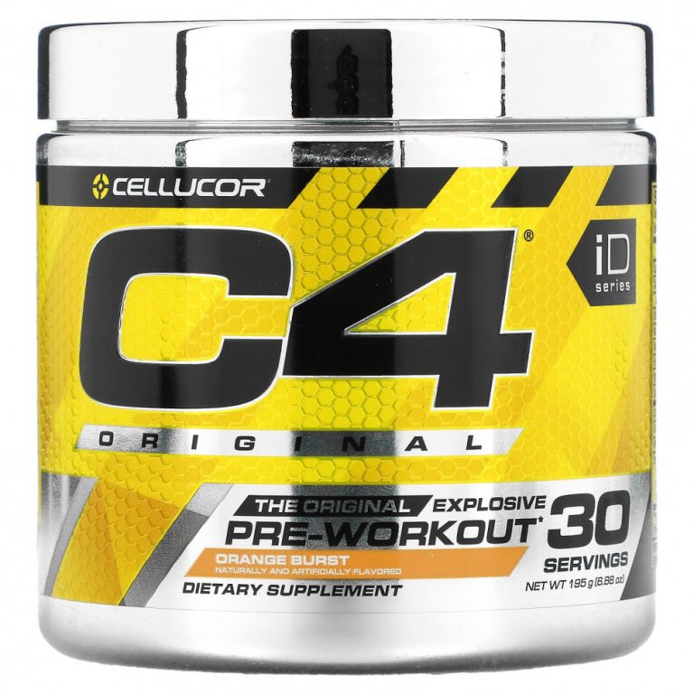 Cellucor, C4 Original, предтренировочный комплекс, со вкусом апельсина, 195 г (6,88 унции)