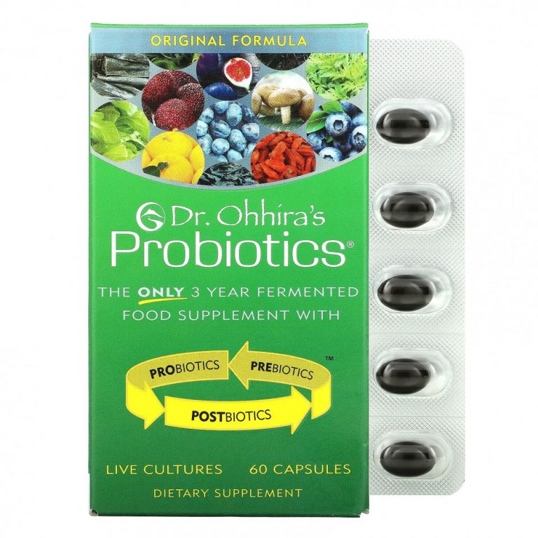 Dr. Ohhira’s, Probiotics, добавка с пробиотиками, оригинальная рецептура, 60 капсул