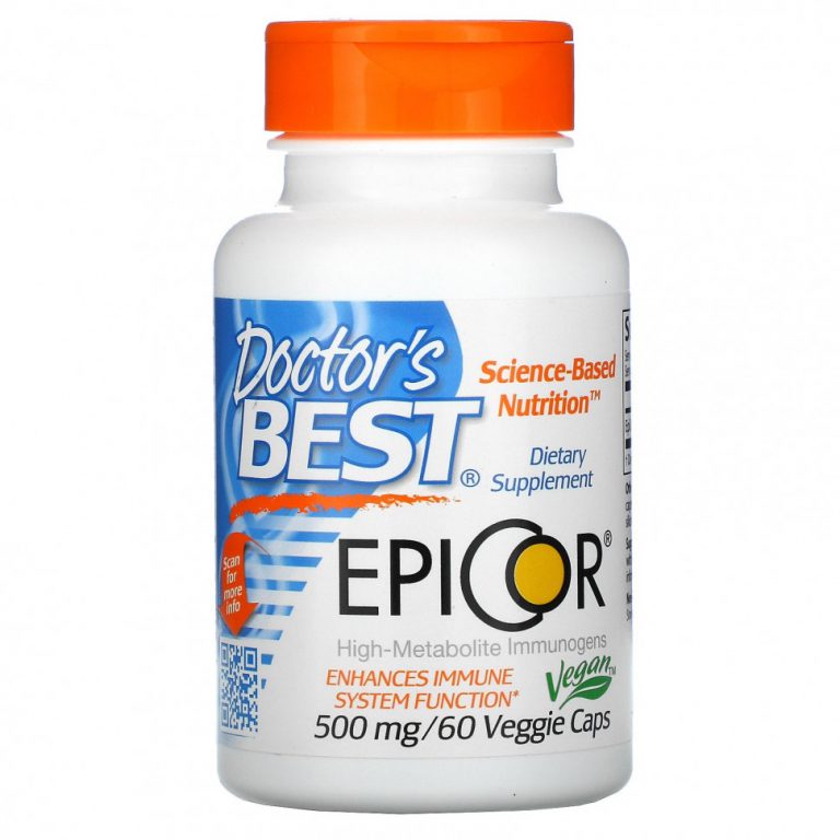 Doctor’s Best, Epicor, 500 мг, 60 вегетарианских капсул