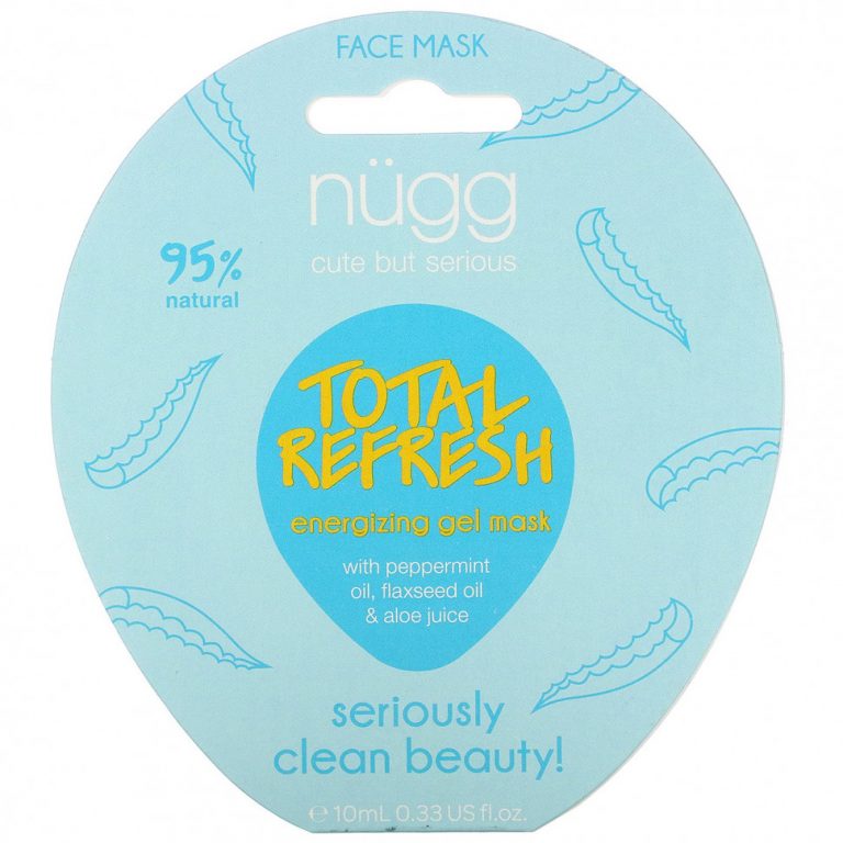 Nugg, Total Refresh Energizing Gel Mask, 0.33 fl oz (10 ml)