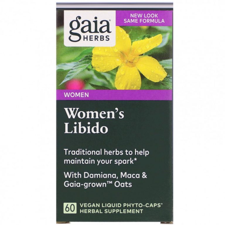 Gaia Herbs, Women’s Libido, 60 веганских фито-капсул с жидкостью