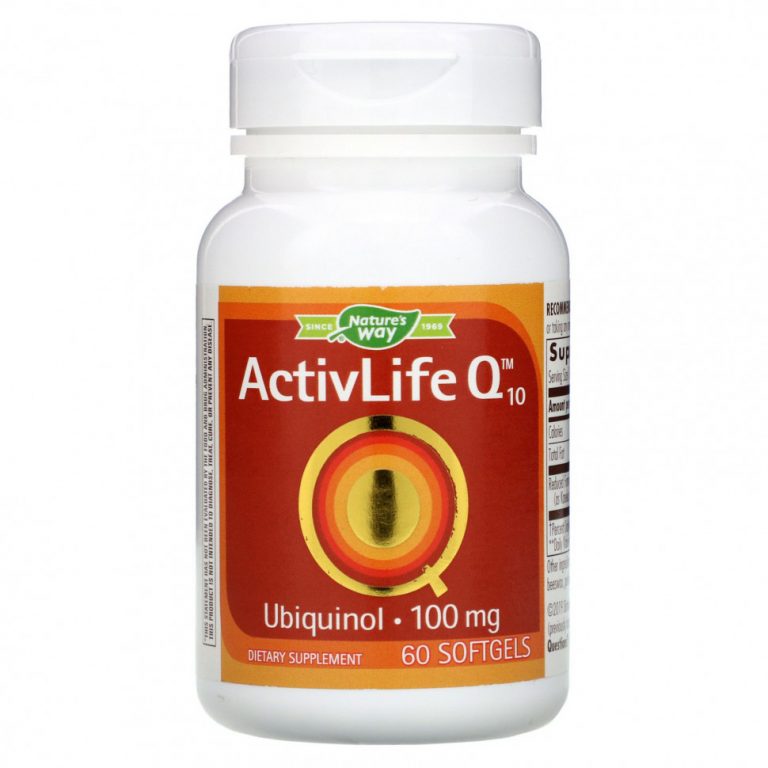 Nature’s Way, ActivLife Коэнзим Q10, 100 мг, 60 капсул