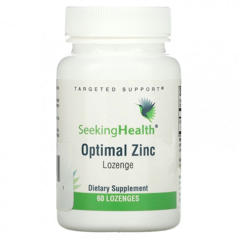 Seeking Health, Optimal Zinc, 60 пастилок