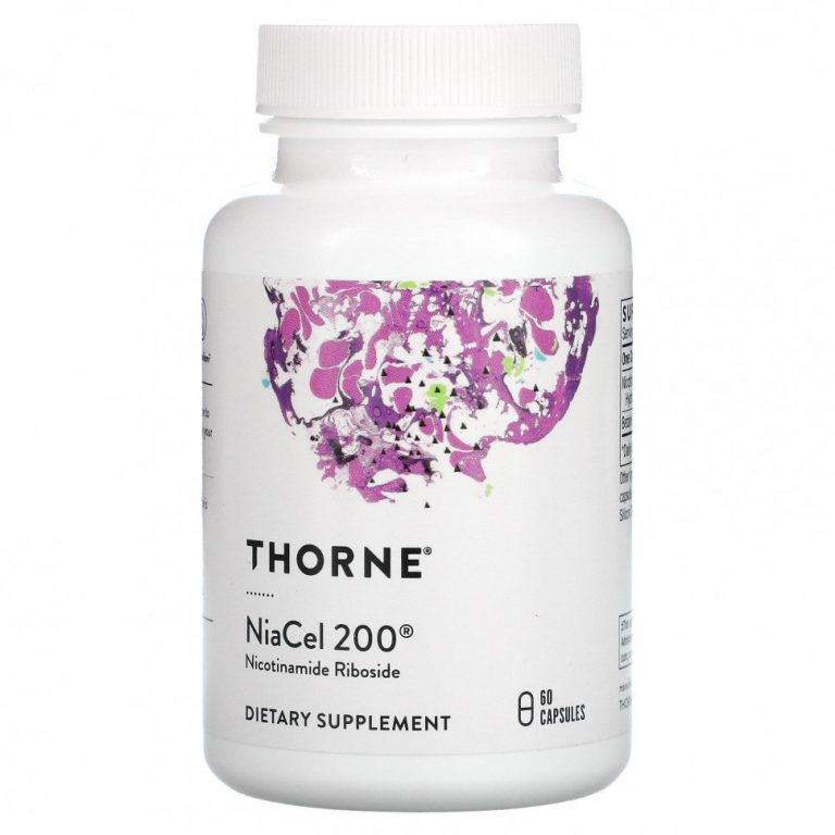 Thorne Research, NiaCel 200, 60 капсул