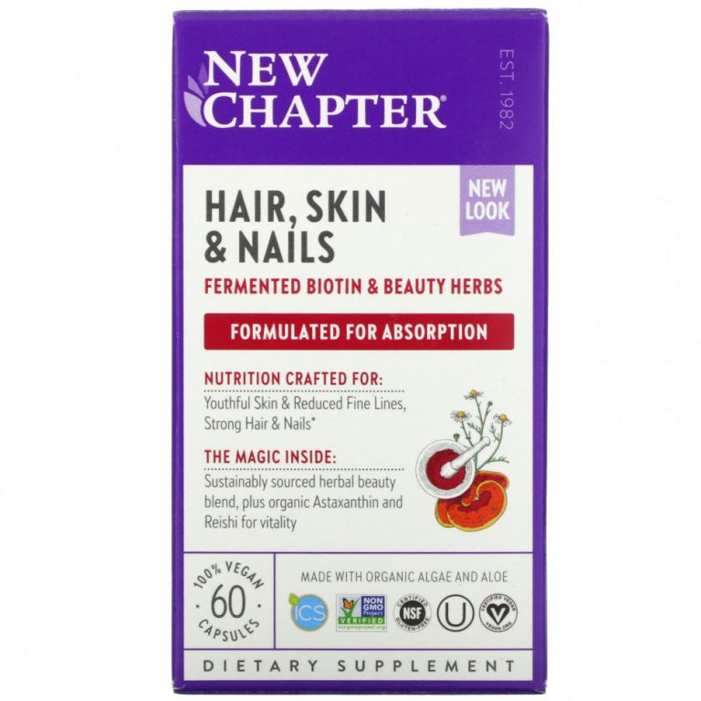 New Chapter, Perfect Hair, Skin & Nails, 60 Vegan Capsules