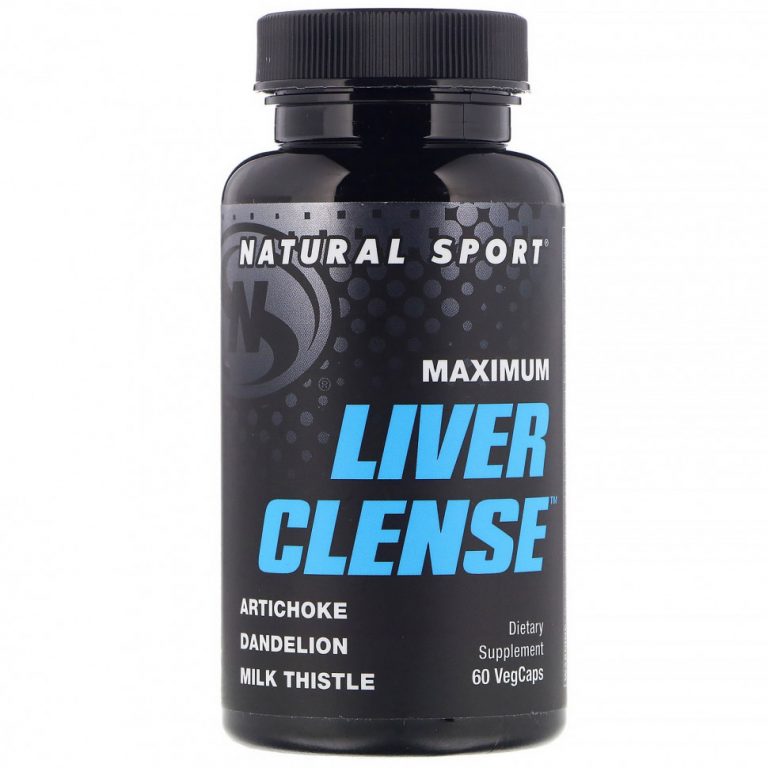 Natural Sport, Maximum Liver Clense, максимальное очищение печени, 60 вегетарианских капсул