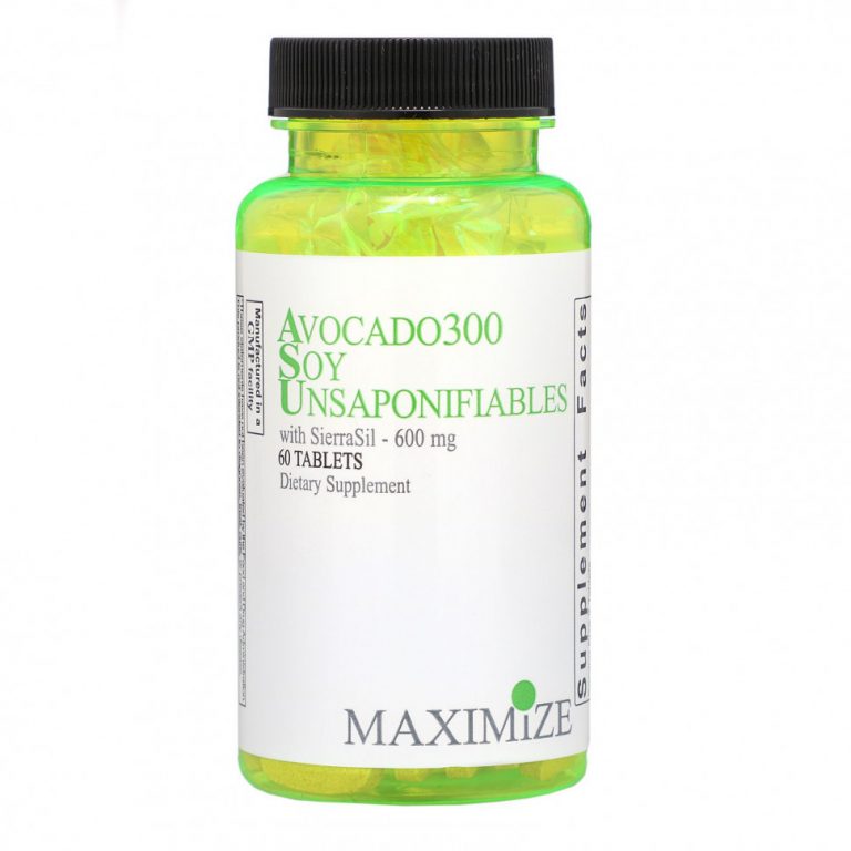 Maximum International, Avocado 300 Soy Unsaponifiables, 300 мг, 60 таблеток