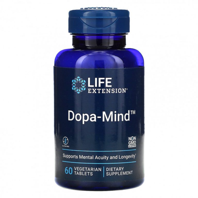 Life Extension, Dopa-Mind, 60 вегетарианских таблеток