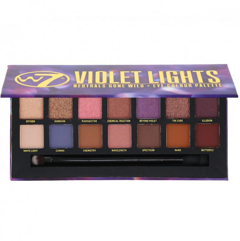 W7, Violet Lights, Neutrals Gone Wild, палетка теней, 11,2 г