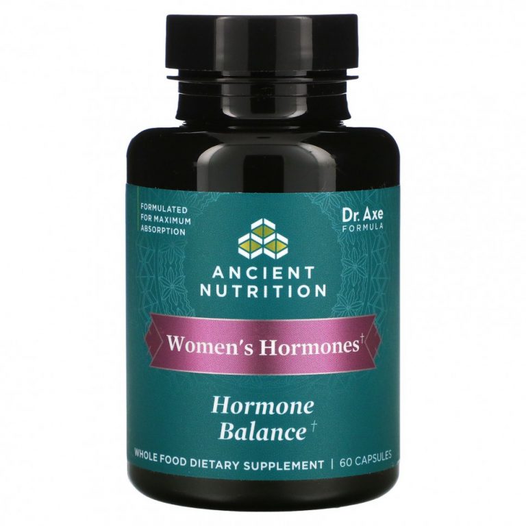 Dr. Axe / Ancient Nutrition, Women’s Hormones, Hormone Balance, 60 капсул