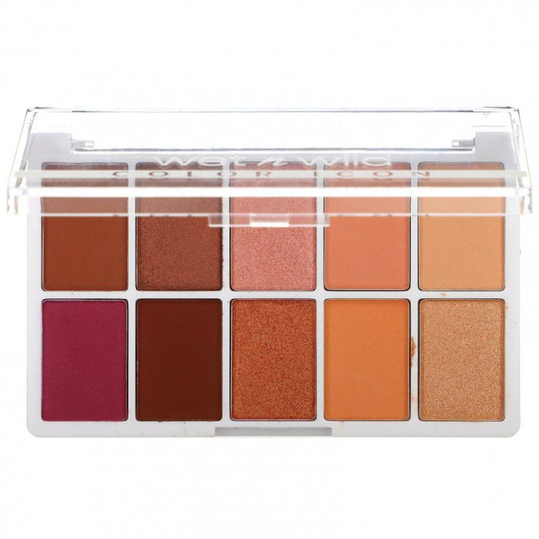 Wet n Wild, Color Icon, палитра теней из 10 оттенков, Heart & Sol,12 г (0,42 унции)