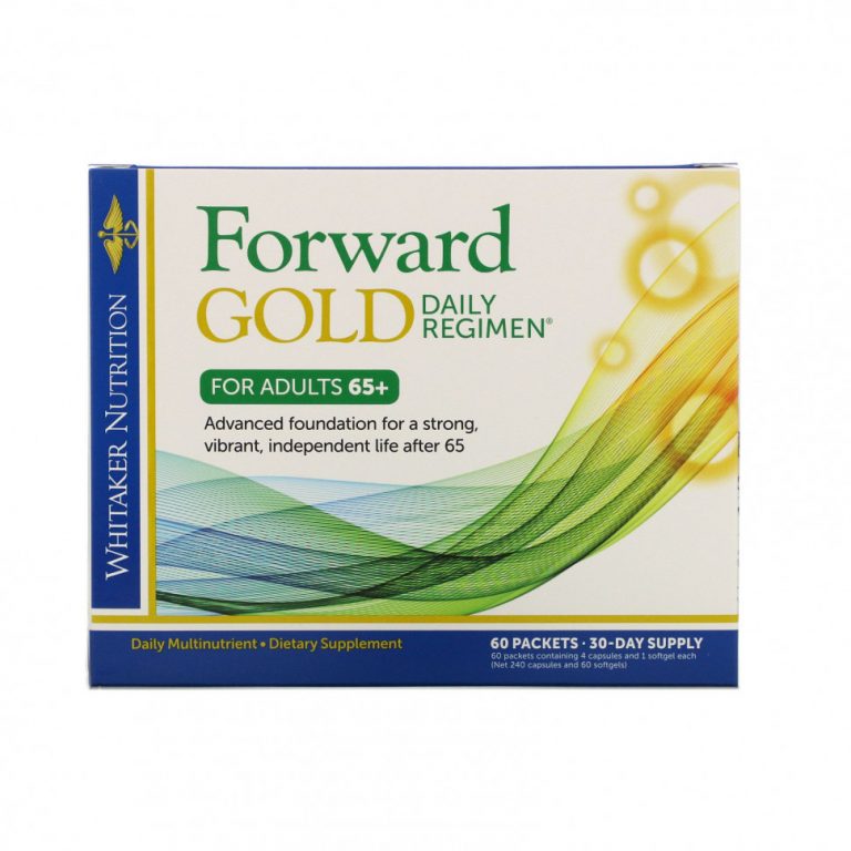 Whitaker Nutrition, Forward Gold Daily Regimen, для людей старше 65 лет, 60 пакетиков