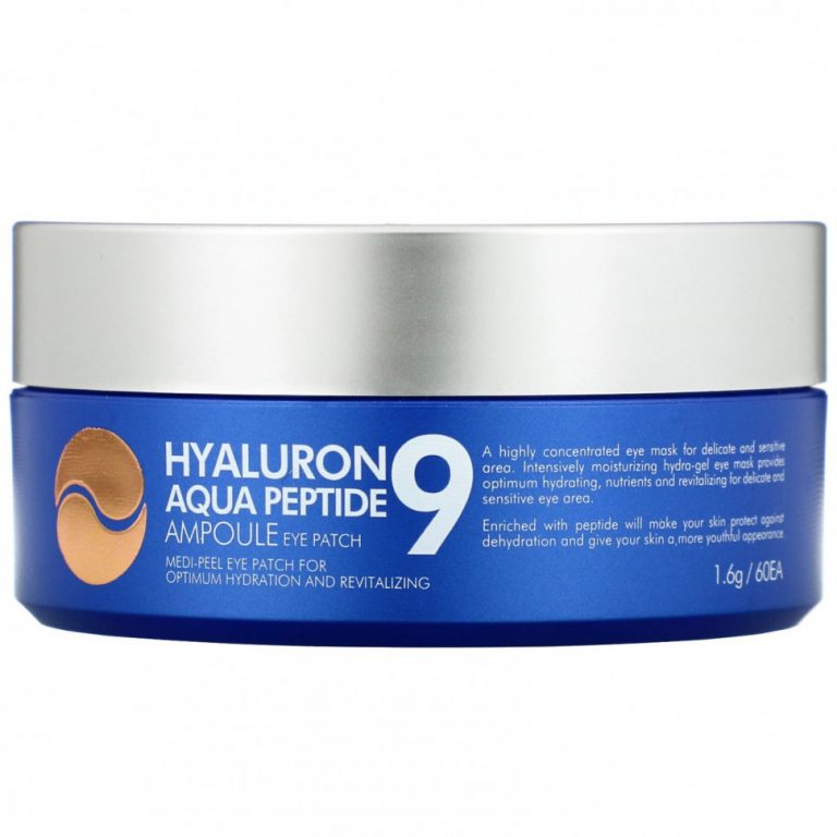 Medi-Peel, Hyaluron Peptide 9, патчи для глаз, увлажняющие, 60 шт.