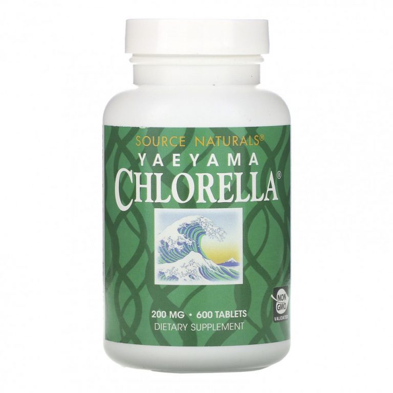 Source Naturals, Yaeyama Chlorella, 200 мг, 600 таблеток