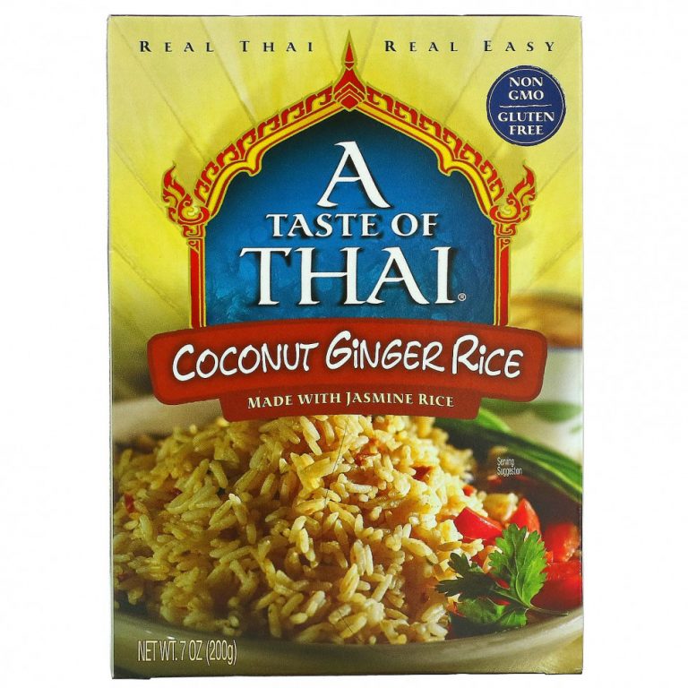 A Taste Of Thai, Рис с кокосом и имбирем, 200 г (7 унций)