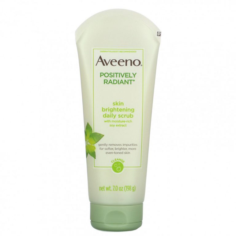 Aveeno, Positively Radiant, Ежедневный скраб для осветления кожи, 7,0 унций (198 г)