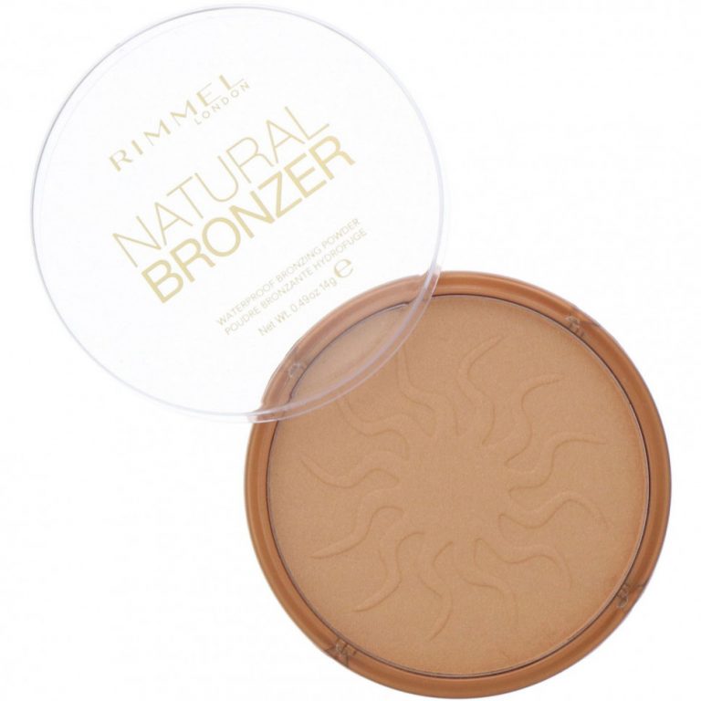 Rimmel London, Natural Bronzer, водостойкая бронзирующая пудра, оттенок 021 «Солнечный свет», 14 г