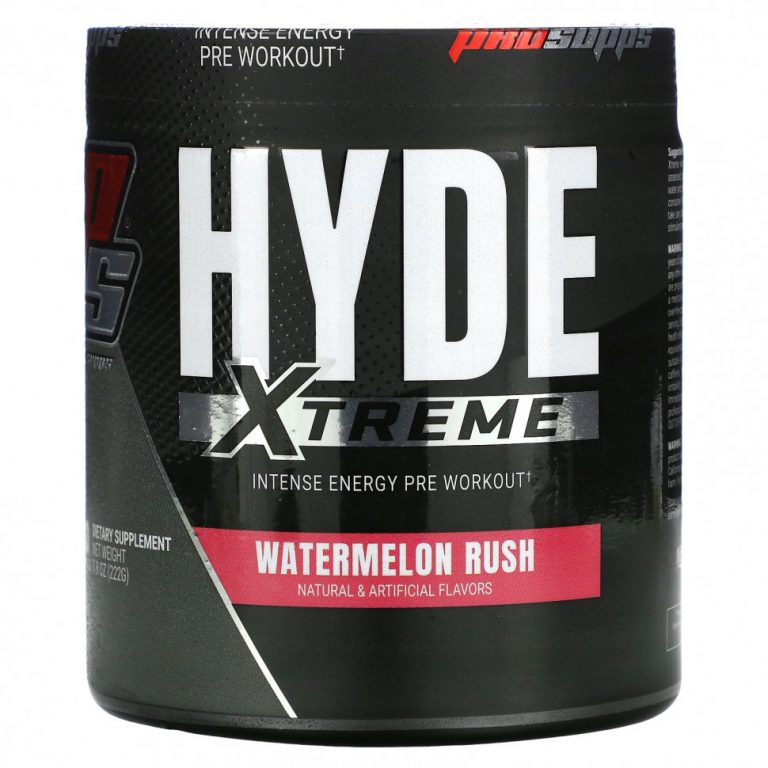 ProSupps, Hyde Xtreme, интенсивная энергия перед тренировкой, арбуз, 222 г (7,8 унции)