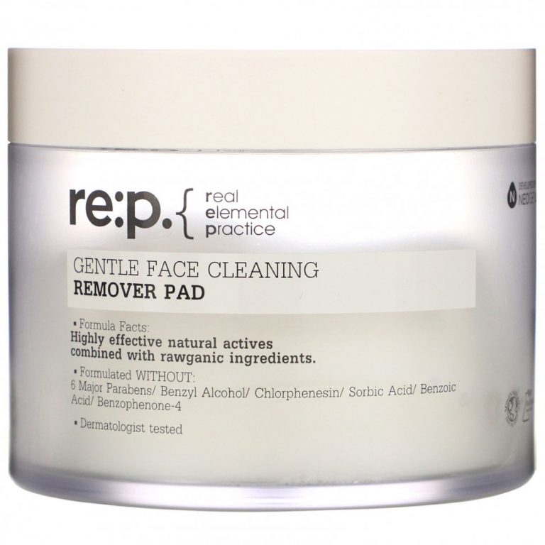 RE:P, Gentle Face Cleaning, Remover Pad, 70 Pads, 6.08 fl oz (180 ml)