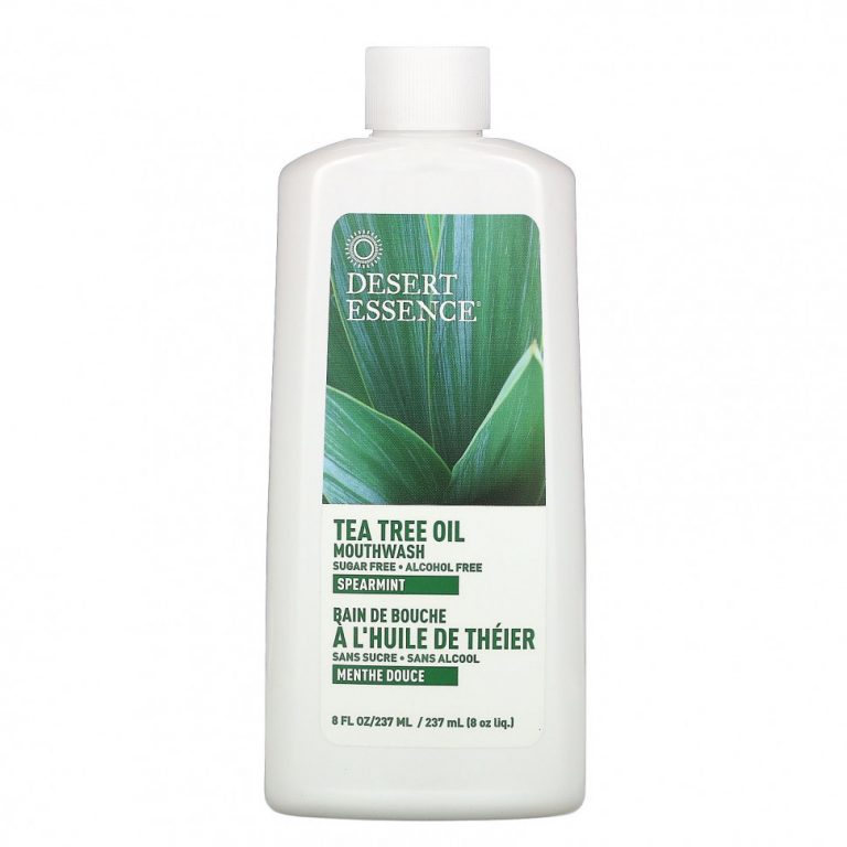 Desert Essence, Tea Tree Mouthwash, Spearmint , 8 fl oz (236 ml)