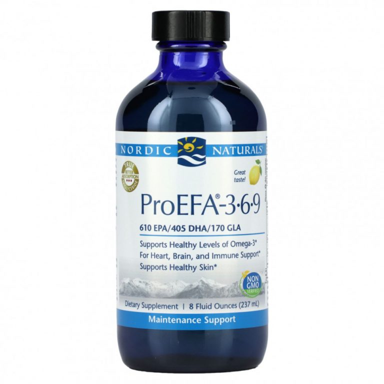 Nordic Naturals, ProEFA — 3-6-9, лимон, 237 мл (8 жидк. унций)