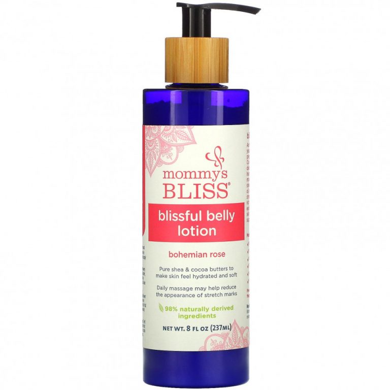 Mommy’s Bliss, Blissful Belly Lotion, чешская роза, 237 мл (8 жидк. Унций)