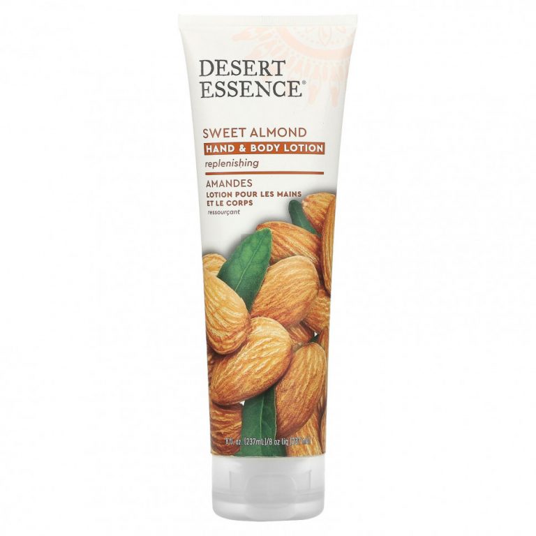 Desert Essence, Organics, лосьон для рук и тела с миндалем, 8 жидких унций (237 мл)