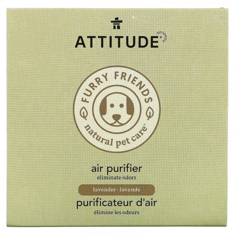 ATTITUDE, Furry Friends Natural Pet Care, очиститель воздуха, лаванда, 227 г (8 унций)