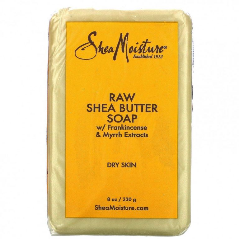 SheaMoisture, Raw Shea Butter Soap with Frankincense & Myrrh Extracts, 8 oz (230 g)