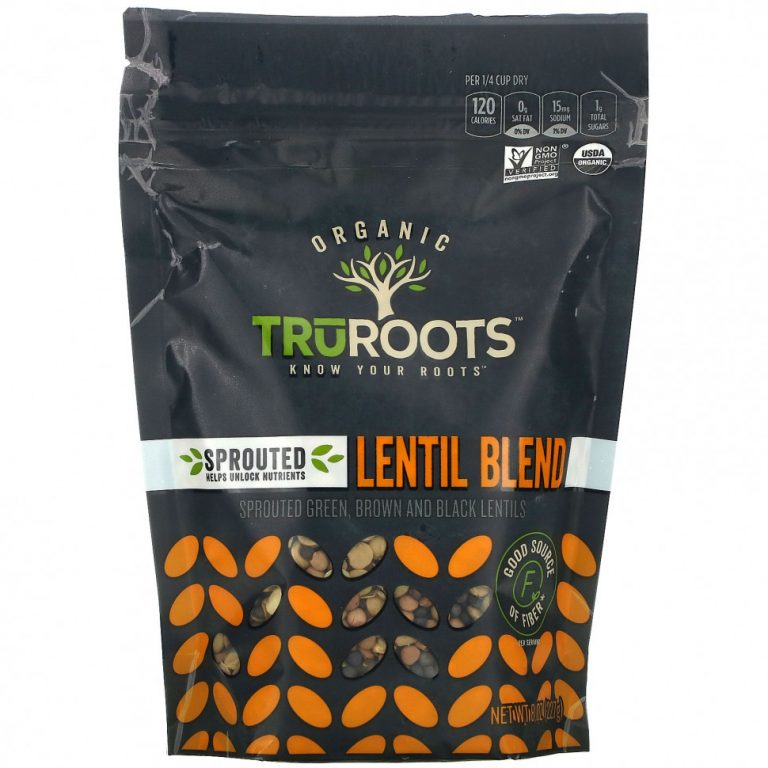 TruRoots, Organic, смесь проросшей чечевицы, 227 г (8 унций)