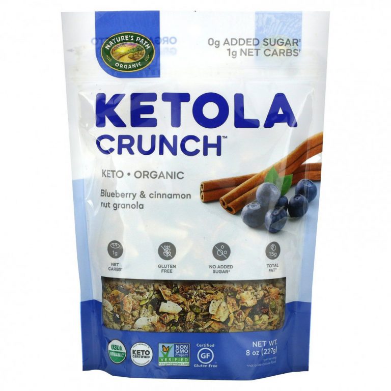 Nature’s Path, Ketola Crunch, гранола с голубикой и корицей, 227 г (8 унций)