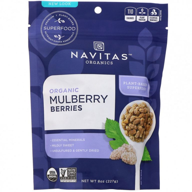 Navitas Organics, Органические ягоды шелковицы, 227 г (8 унций)