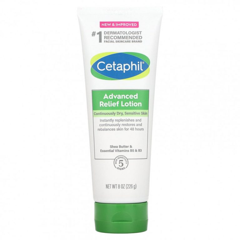 Cetaphil, Advanced Relief Lotion, для сухой чувствительной кожи, без отдушек, 226 г (8 унций)