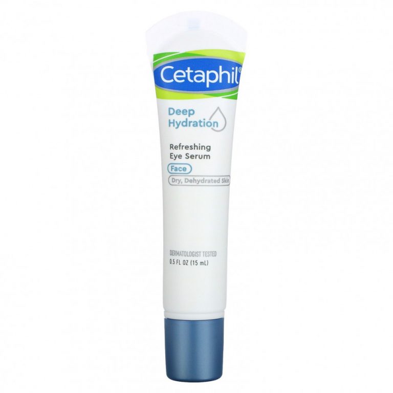 Cetaphil, Deep Hydration, освежающая сыворотка для кожи вокруг глаз, 15 мл (0,5 жидк. Унции)