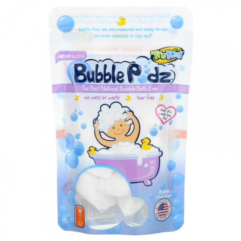 TruKid, Bubble Podz, лаванда, 8 капсул (88 г)