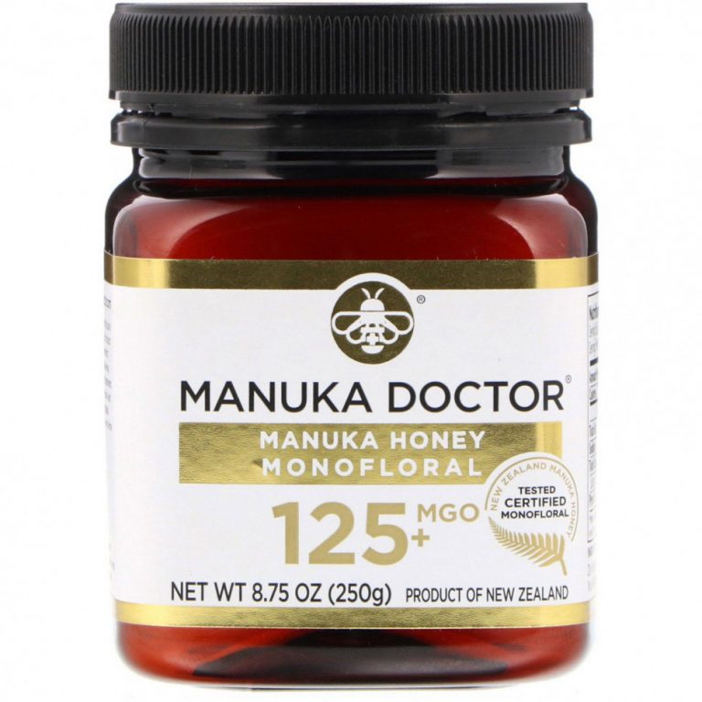 Manuka Doctor, монофлорный мед манука, MGO 125+, 250 г (8,75 унции)