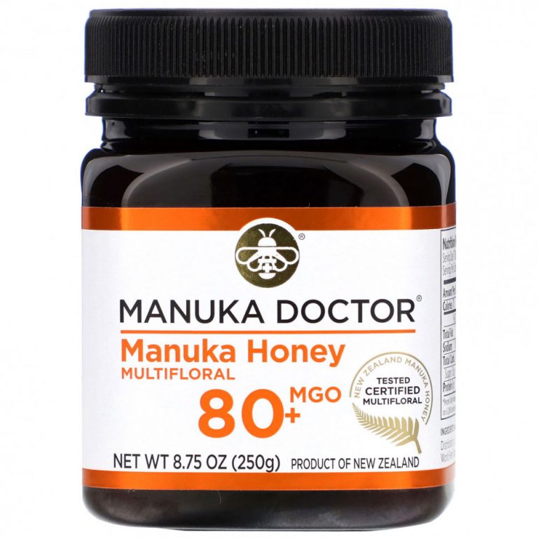 Manuka Doctor, мед манука из разнотравья, MGO 80+, 250 г (8,75 унции)