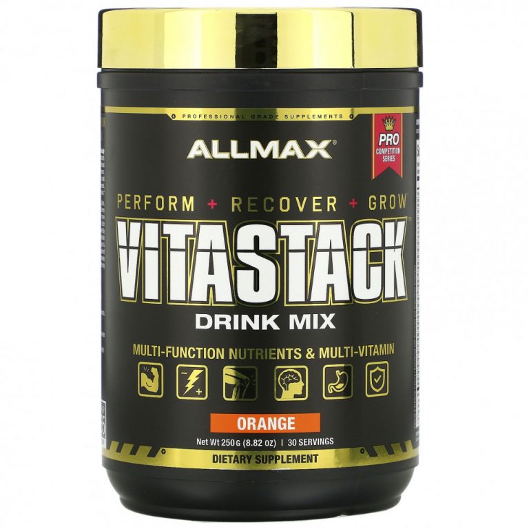 ALLMAX Nutrition, VITASTACK, смесь для приготовления напитка, апельсин, 250 г (8,82 унции)