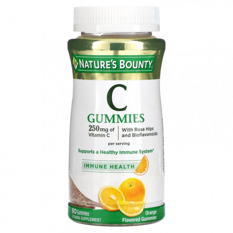 Nature’s Bounty, C Gummies, Orange, 125 mg, 80 Gummies