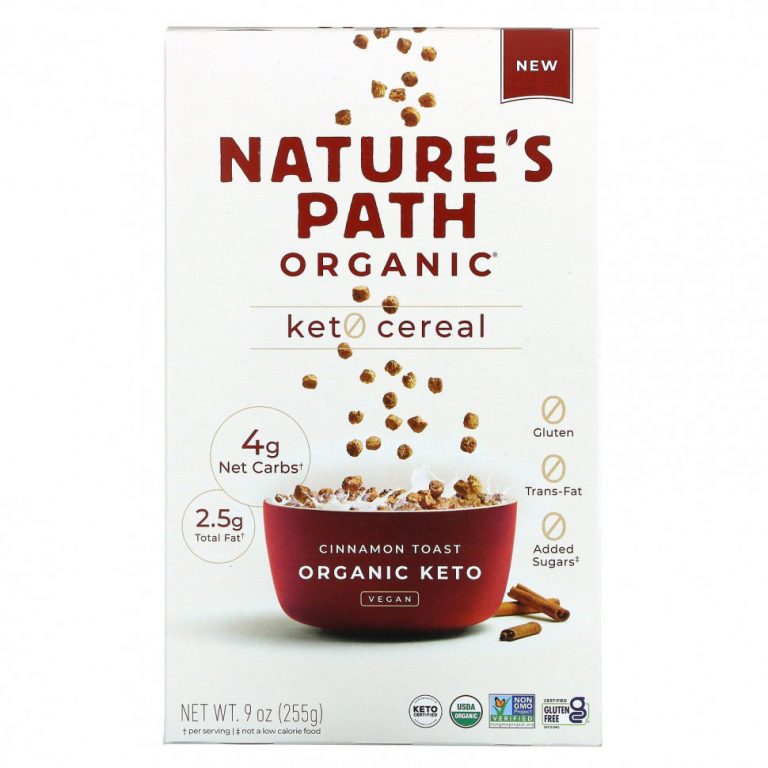 Nature’s Path, Keto Cereal, тосты с корицей, 255 г (9 унций)