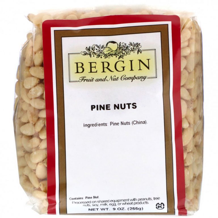 Bergin Fruit and Nut Company, кедровые орехи, 255 г (9 унций)