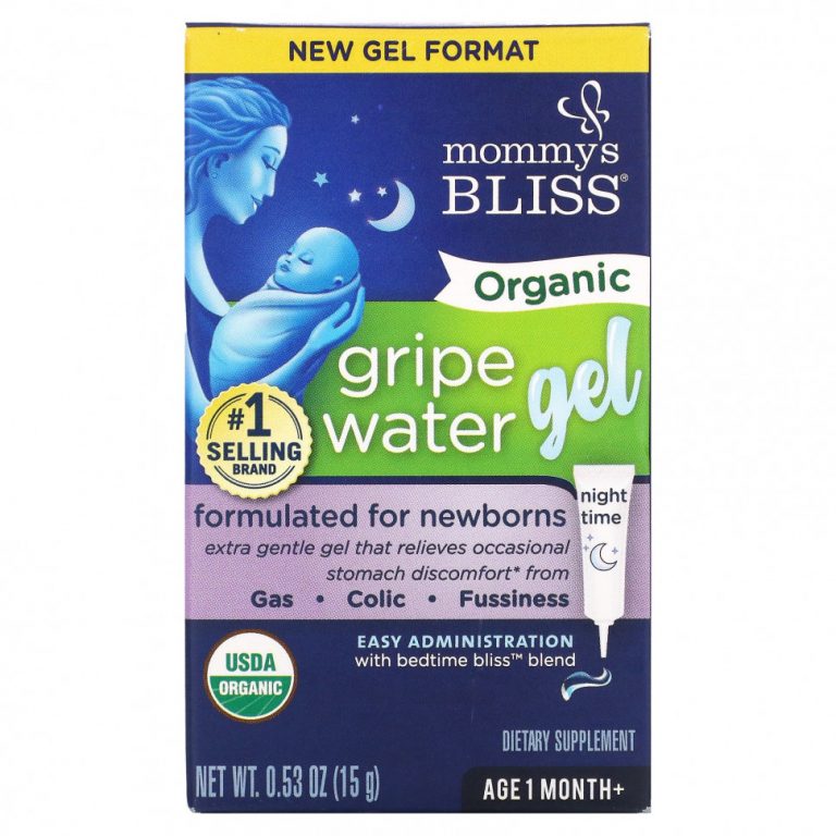 Mommy’s Bliss, Organic, Gripe Water Gel, Nighttime, 1+ Month, 0.53 oz ( 15 g)