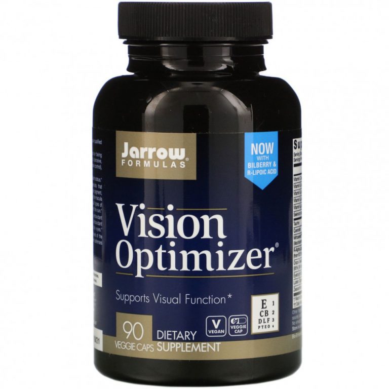 Jarrow Formulas, Vision Optimizer, добавка для зрения, 90 растительных капсул