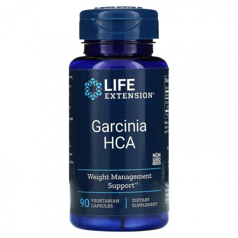 Life Extension, гарциния HCA, 90 вегетарианских капсул